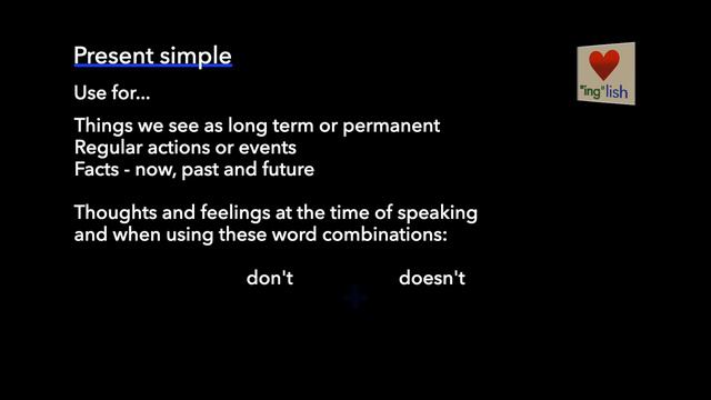 For projection - Present simple TENSE = TIME (No Audio) смотреть онлайн