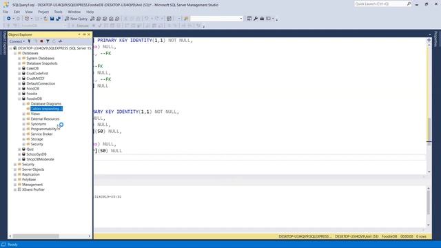 Online Food Ordering Website using ASP.Net C# & SQL Server Part 1 | Database Designs and Diagram смотреть онлайн