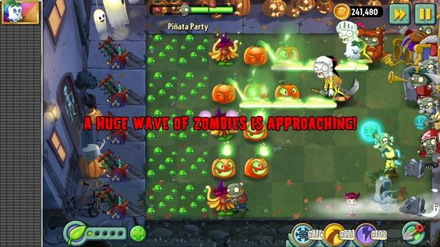 PvZ 2 Reflourished: Lawn of Doom Pinata Party (October 28th 2023) смотреть онлайн