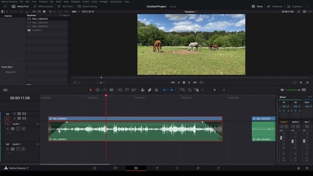 №7 - Эффекты - [Монтаж видео в DaVinci Resolve для чайников] смотреть онлайн