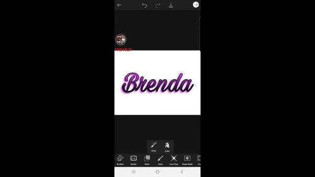 Picsart T-Shirt Designs - Simulated Airbrush Name смотреть онлайн