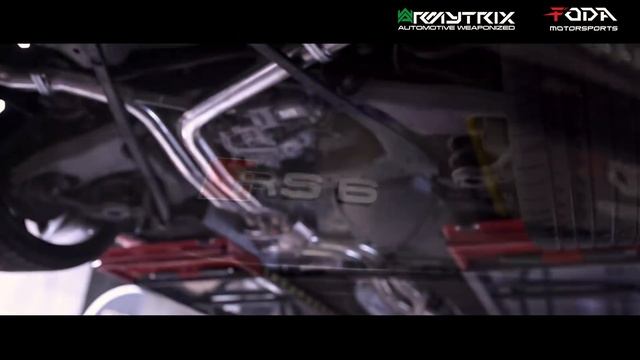 Audi RS6 Avant Performance w/ ARMYTRIX Cat-Back Valved-Exhaust By Foda Motorpsort Hong Kong смотреть онлайн