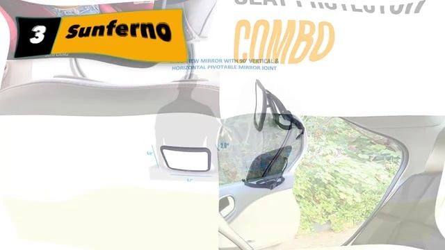 Best Baby Car Mirror For Fixed Headrest With Light смотреть онлайн