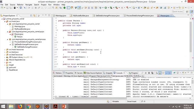 3. Apache Camel, Intercambio de objetos entre diferentes Endpoints смотреть онлайн