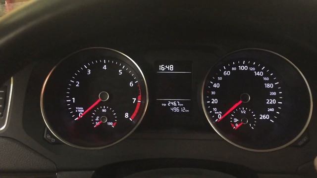 Фольксваген Джетта Горит на приборке ошибка инспекция.