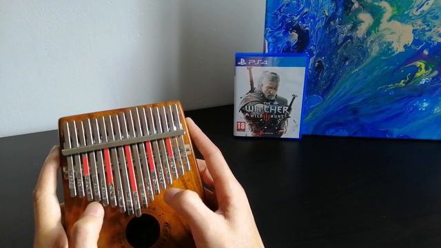 The Witcher - Toss a coin to your witcher with tabs [ Kalimba cover with instrumental ] смотреть онлайн