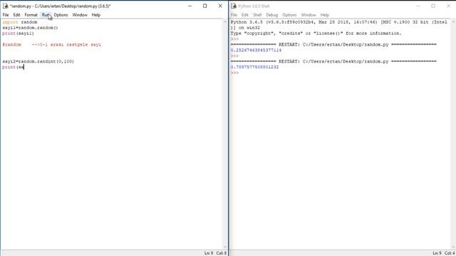 Python Dersleri #6 : Random Modülü - Rastgele Sayı Türetme смотреть онлайн