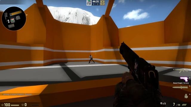 Карта для тренировки реакции и т.д. в CS:GO смотреть онлайн