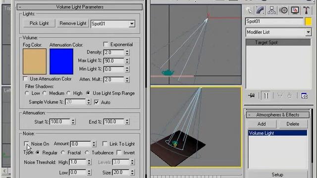 Создание объемного света в 3d max. смотреть онлайн