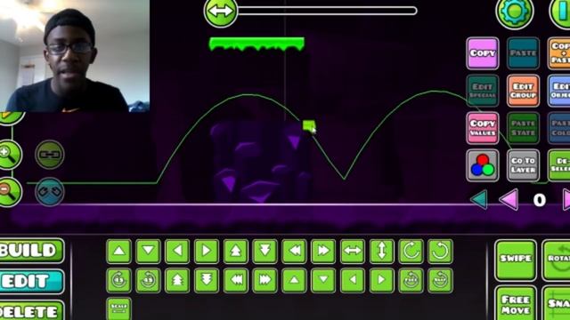 Geometry Dash (2.11) How to make FINGER DASH Blocks! смотреть онлайн