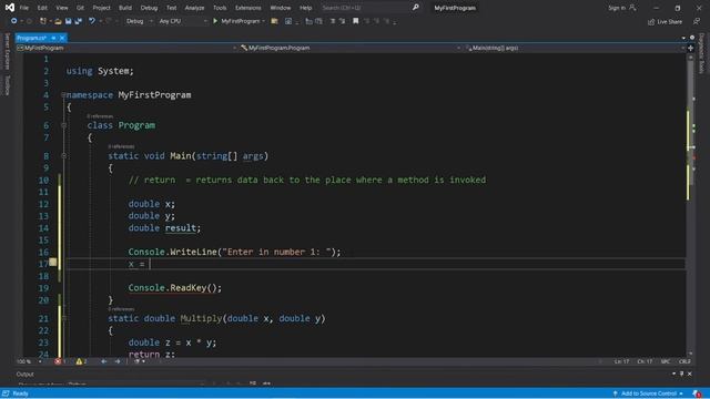 C# Return Keyword ↩️