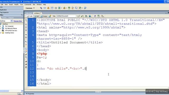 PHP Tutorial in Hindi 13- Do While Loop with Example смотреть онлайн