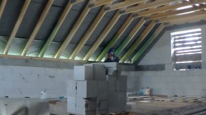 57.  Обработка стропил биозащитой