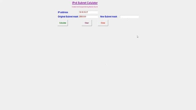 IPv4 Subnet & Route summary Python Calculator Desktop App. смотреть онлайн