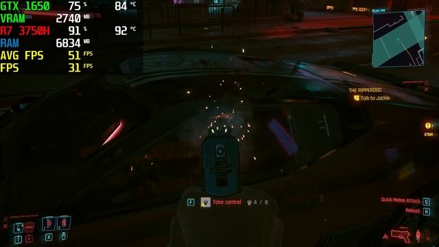 Cyberpunk 2077 | GTX 1650 Laptop (2023) смотреть онлайн