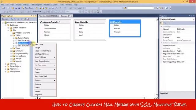 How to Create Custom Mail Merge with SQL Multiple Tables смотреть онлайн