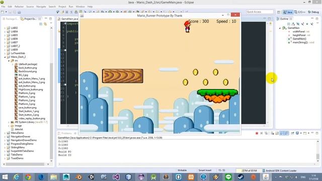 Mario Runner Prototype (Java) смотреть онлайн