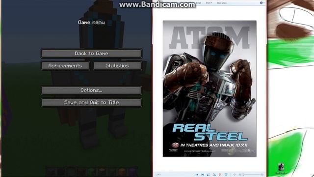 minecraft real steel I made handmade смотреть онлайн