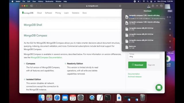 How to install mongodb community server on macOS - BIG SUR смотреть онлайн