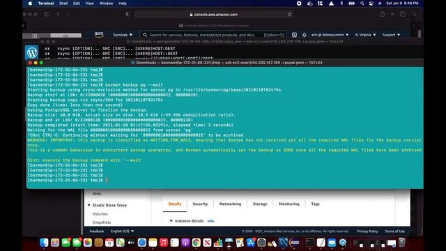PostgreSQL Backup & Restore Using Barman | rsync/SSH Backup | Part -2 смотреть онлайн