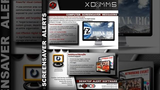 XComms Employee Desktop Alerts Software - www.xcomms.com смотреть онлайн