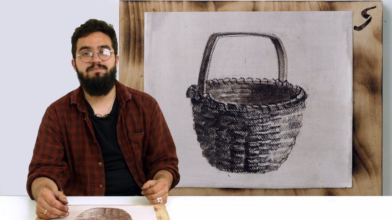 Экспресс-урок по графике «Корзина» | Как нарисовать корзину поэтапно смотреть онлайн