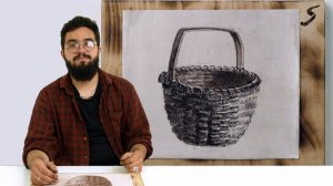 Экспресс-урок по графике «Корзина» | Как нарисовать корзину поэтапно