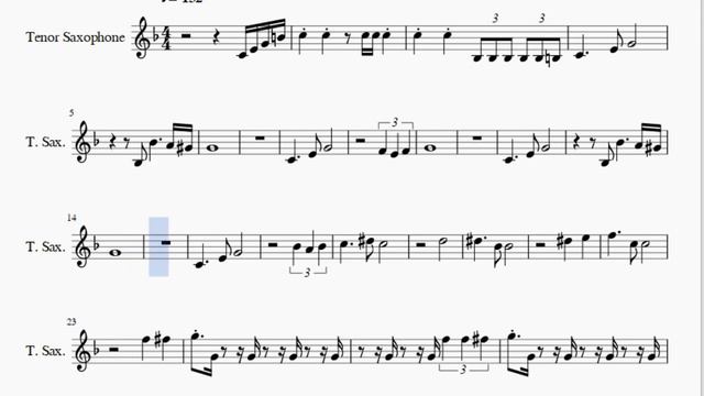 Tenor Sax Sheet Music: How to play Pokemon Main Theme by Junichi Masuda смотреть онлайн