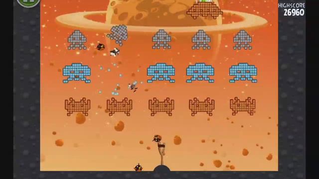 Angry Birds Space - Eggsteroid #1 (E-1) Walkthrough 3 Star смотреть онлайн