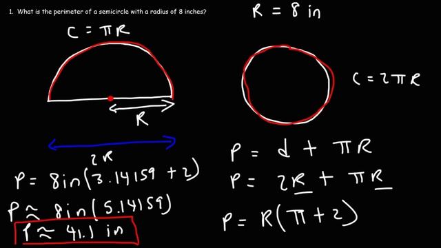 How To Calculate The Perimeter of a Semicircle смотреть онлайн