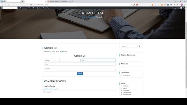 Wordpress Plugin - Send email without SMTP смотреть онлайн