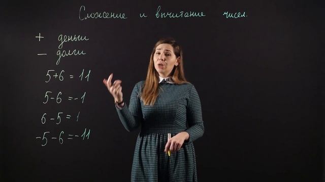 МАТЕМАТИКА 6 класс: Сложение и вычитание чисел с одинаковыми и разными знаками смотреть онлайн