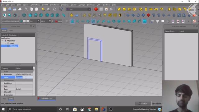 004 - How to Create Custom Doors and Windows | FreeCAD BIM Workbench смотреть онлайн