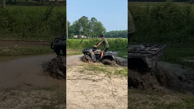 Honda Foreman mudding on ITP mud lites #honda #fourwheeler #offroad #viral #4x4 #subscribe #mudding смотреть онлайн