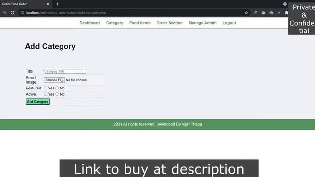 Online Food Ordering System Full PHP Project with Source Code смотреть онлайн