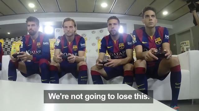 FIFA 15 - FC Barcelona Player Tournament - Messi, Neymar, Alves, Piqué, Alba, Rakitić, Bartra, Muni смотреть онлайн