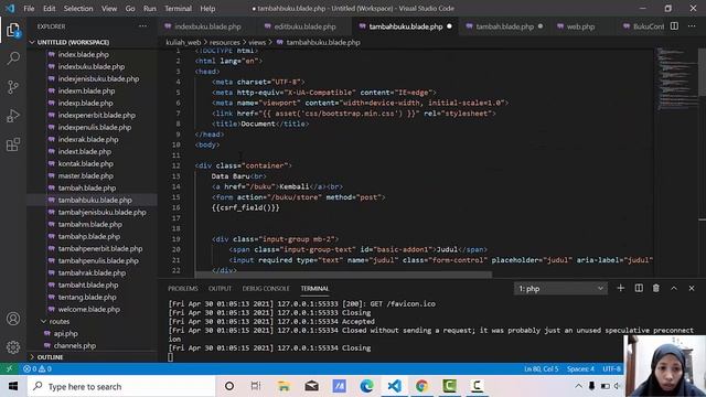 Modul 7- Bootstrap 5 ,Form Validasi, Ubah Pesan Eror,Migration,Elequent Pada Laravel смотреть онлайн