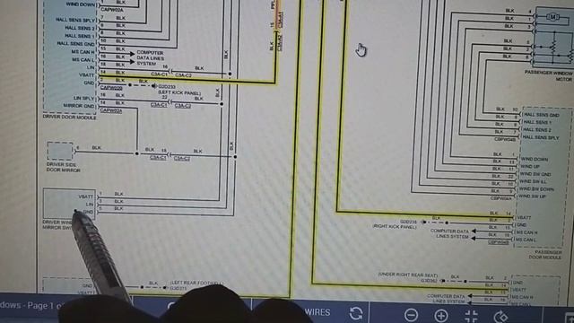 B1087 Lin Bus A Range Rover Land Rover||Range Rover Sport Power Window Not Working |Wiring Diagram