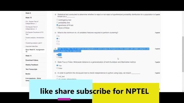 Data Analytics with Python | NPTEL | Week 10 | assignment solution 10 | 2022 смотреть онлайн
