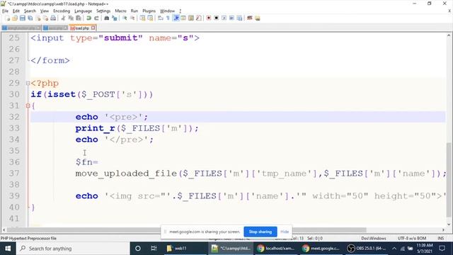 #phptutorial16 | upload file in php mysql with validation | validating image upload in php| $_FILLE смотреть онлайн