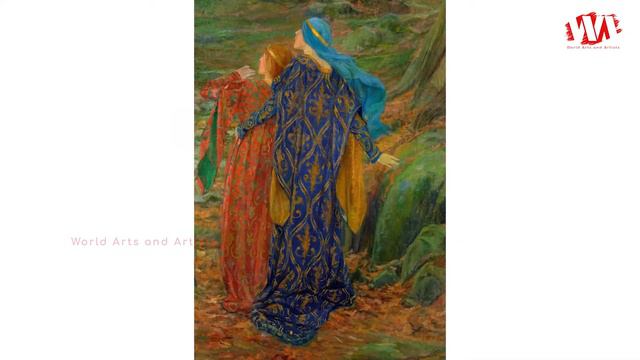 Artist Edwin Austin Abbey (1852 - 1911) American Muralist, Illustrator & Painter | WAA смотреть онлайн