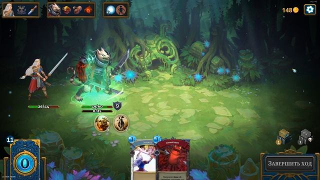ИГРА ОТ СОЗДАТЕЛЯ MAGIC THE GATHERING С КРАСОЧНЫМ ГРАФОНОМ ➤ короткий обзор Roguebook от zombieVega смотреть онлайн