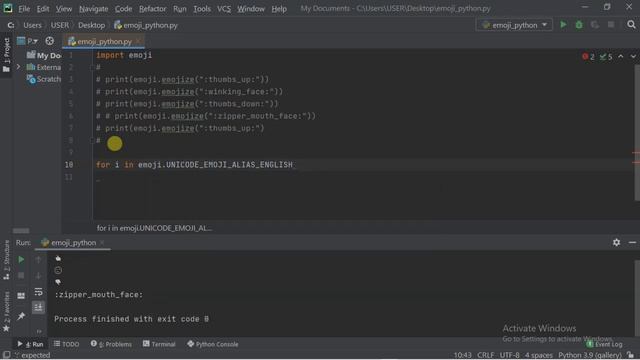 emoji in python смотреть онлайн
