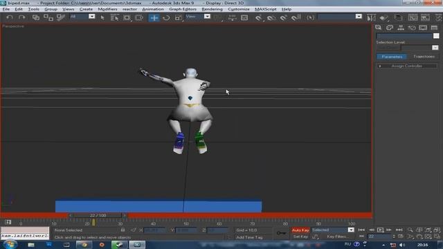 (неактуально) Tutorial - Создание Анимации для GTA SA в 3d's Max 9 на Biped смотреть онлайн