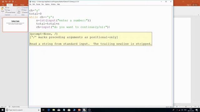 while looop in python смотреть онлайн
