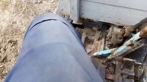 Мотоблок з адаптером, фрезеровка поля......