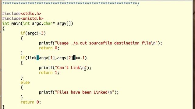 Program 5b: Hard LInks and Soft Links | Unix смотреть онлайн