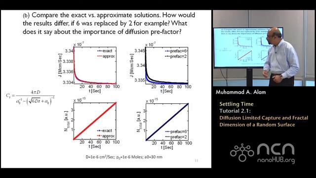 nanoHUB-U Nanobiosensors T2.1: Settling Time - Homework Solution I смотреть онлайн