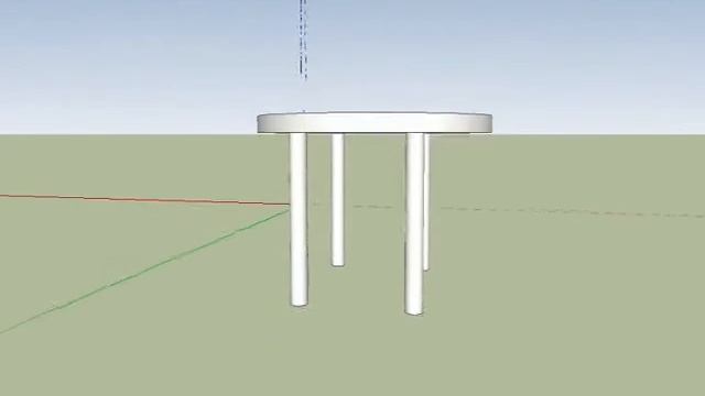 SketchUp#1-Стол/Table. смотреть онлайн