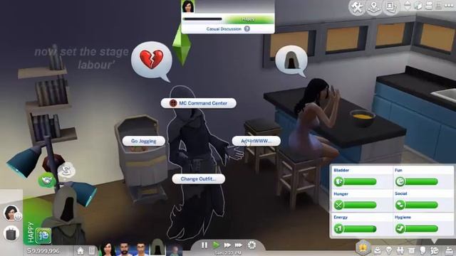 How to make the grim reaper pregnant! | Sims 4 смотреть онлайн